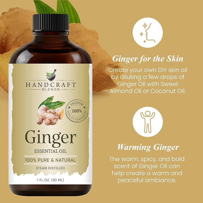 Handcraft Blends Ginger Essential Oil – 1 Fl Oz – 100% Pure and Natural – - Image 4