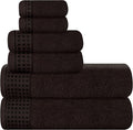 GLAMBURG 100% Cotton Ultra Soft 6 Pack Towel Set, Contains 2 Bath Towels 28x55 by GLAMBURG