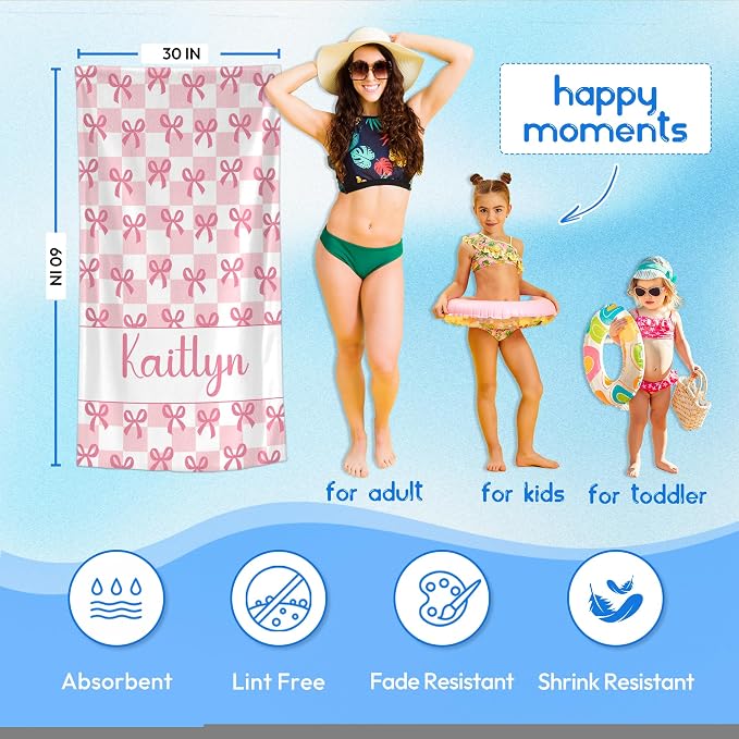 JML Personalized Beach Towel - Image 3
