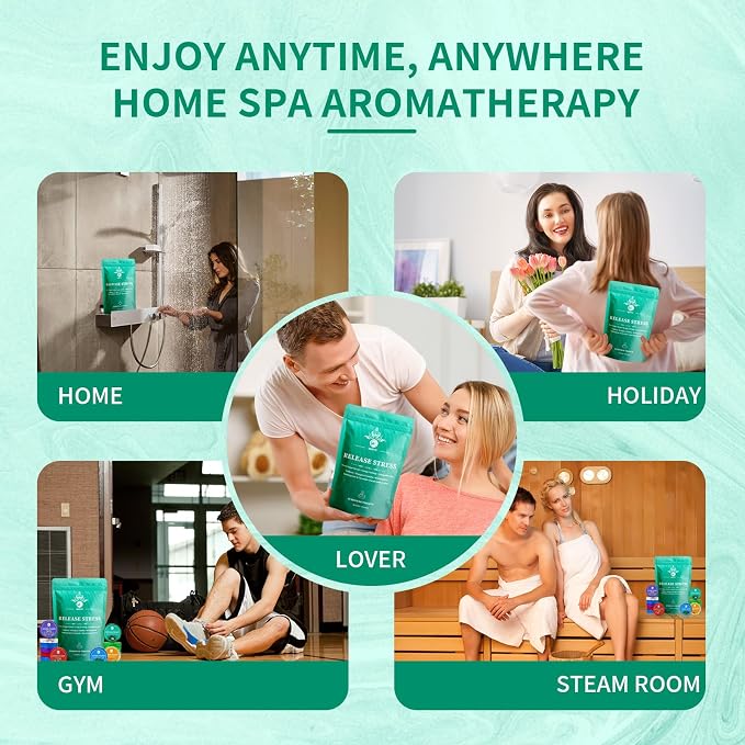 Shower Steamers Aromatherapy 20-Pack, Shower Bombs - Image 6