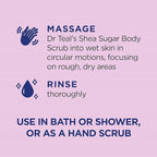 Dr Teal's Shea Sugar Body Scrub, 19 oz - Image 3