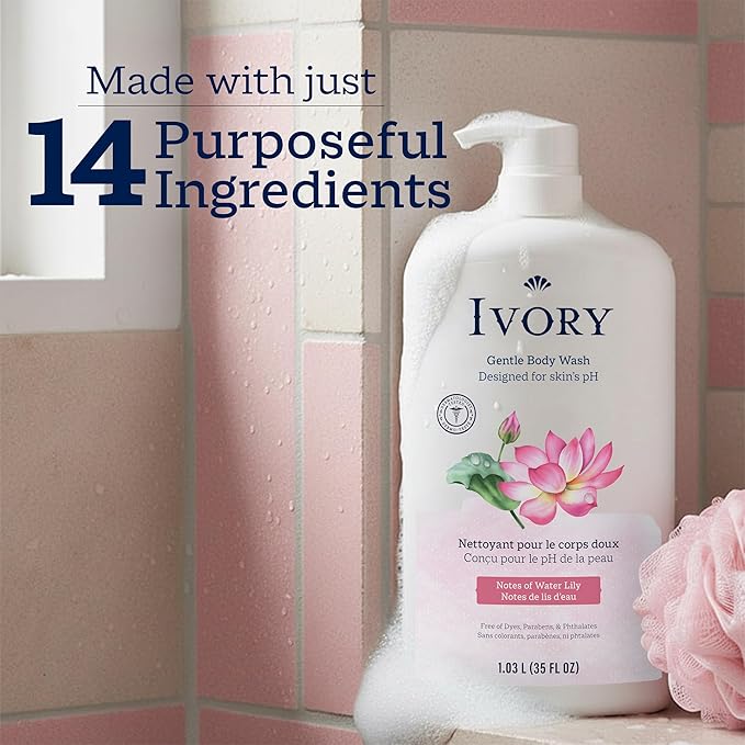 Ivory Body Wash, Designed for the Whole Family, Gentle Formula, Free of Dyes - Image 6