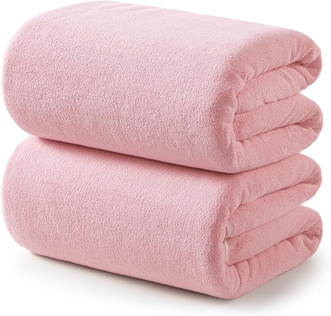 REDKISS 2 Pack Microfiber Extra Large Bath Sheets, 35 x 70 Inches, Super Soft by REDKISSOnline