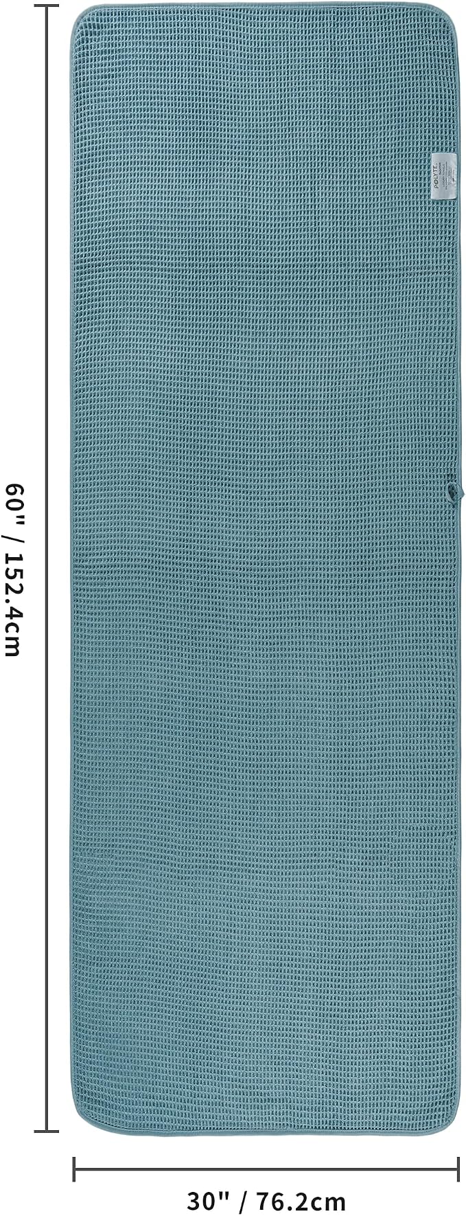 POLYTE 430 GSM Microfiber Oversize Quick Dry Lint Free Bath Towel, 60 x 30 in - Image 3