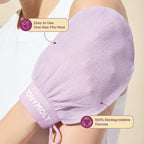 Plum Bum K-Spa Exfoliating Glove – Korean Spa-Inspired Body Scrub Mitt - Image 3