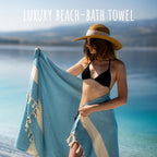 Turkish Beach Towel Oversized Clearance XL 40x71- Sand Free - Image 4