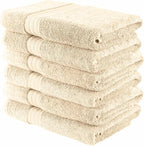 HERCULEAN Large Bath Towels 24 x 50 Pack of 6 | Quick Dry and Highly Absorbent - Image 7