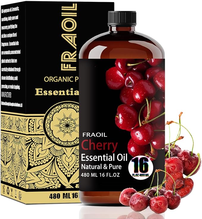 Cherry Essential Oil, Cherry Oil 16 Fl Oz 480 ML by FRAOILESSENTIALOIL