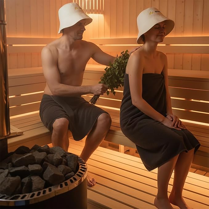 100% Wool Sauna Hat, Natural Felt Heat-Resistant Cap - Image 5