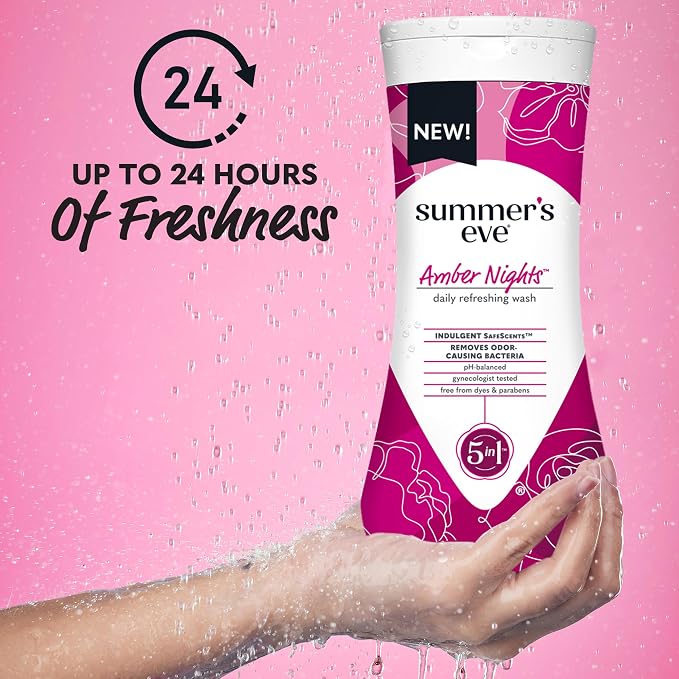 Summer's Eve Amber Nights with Oat and Shea Extracts, Daily Refreshing All Over - Image 2