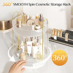 Rotating Makeup Organizer Countertop, Skincare Organizers, Spinning Perfume - Image 4