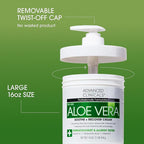 Advanced Clinicals Aloe Vera Lotion Skin Care Relief Cream | Vitamin E Infused - Image 3