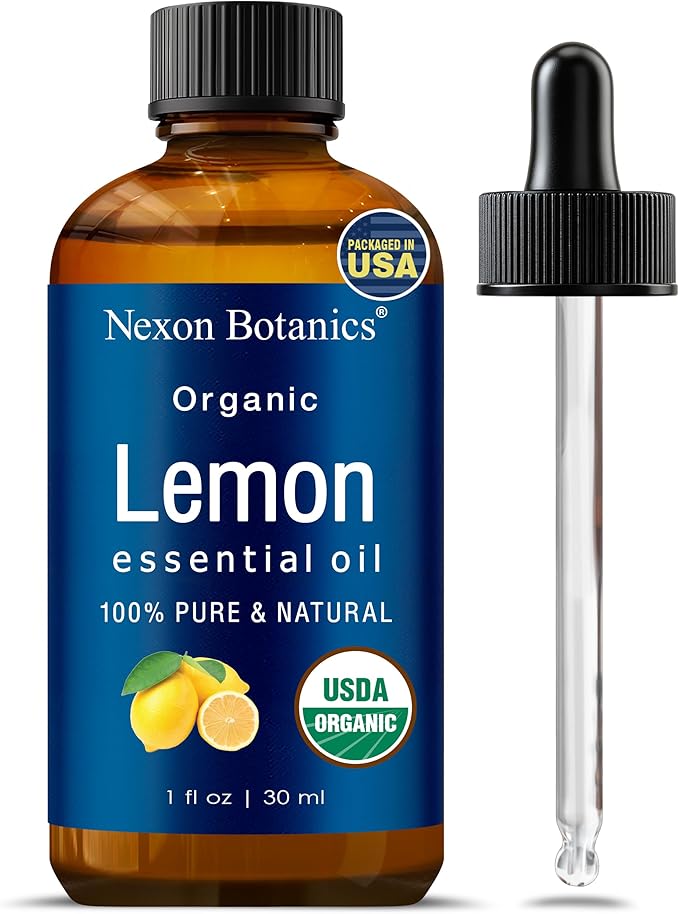 Organic Lemon Essential Oil 30 ml by NexonBotanics