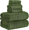 KBY Bath Towels Set 6 Piece 40x80 Inches，2 Extra Large Bath Sheets 2 Hand by KBYHome