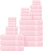 GLAMBURG Ultra Soft 24-Piece Towel Set by GLAMBURG