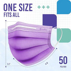 Medtecs Face Mask Disposable – Available in 50 & 2, 3-Ply Breathable, Soft Fit - Image 5