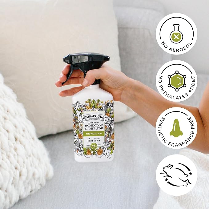 Home-Pourri Air + Fabric Multi-Purpose Odor Freshener Spray, Tropical Air - Image 6