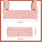 Chuangdi 3 Pieces Spa Headband for Women Facial Makeup Headband Soft Terry - Image 2