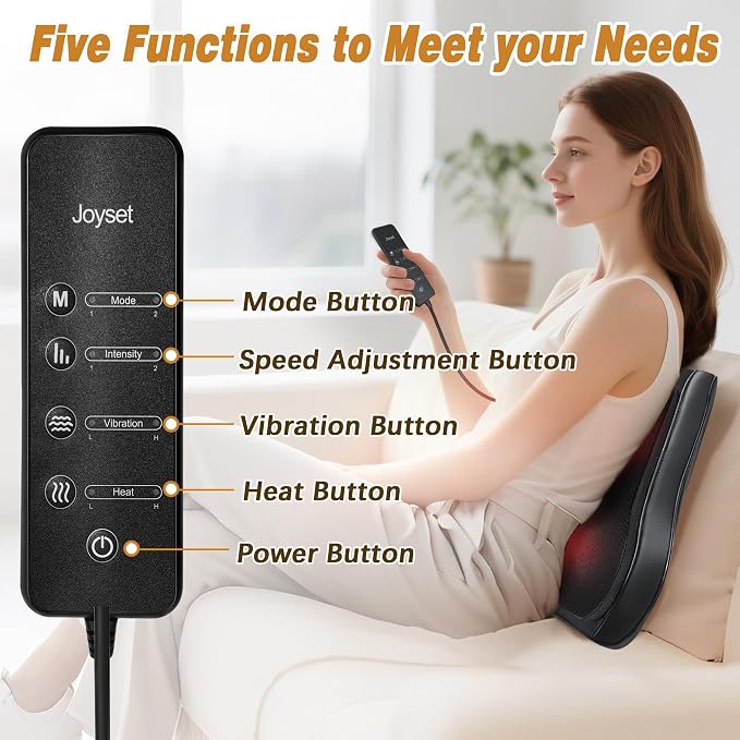 Joyset Back Massager with Heat, Neck Massager - Image 5