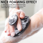 INNERNEED Food-Grade Soft Silicone Body Scrubber Shower Brush Handheld - Image 5