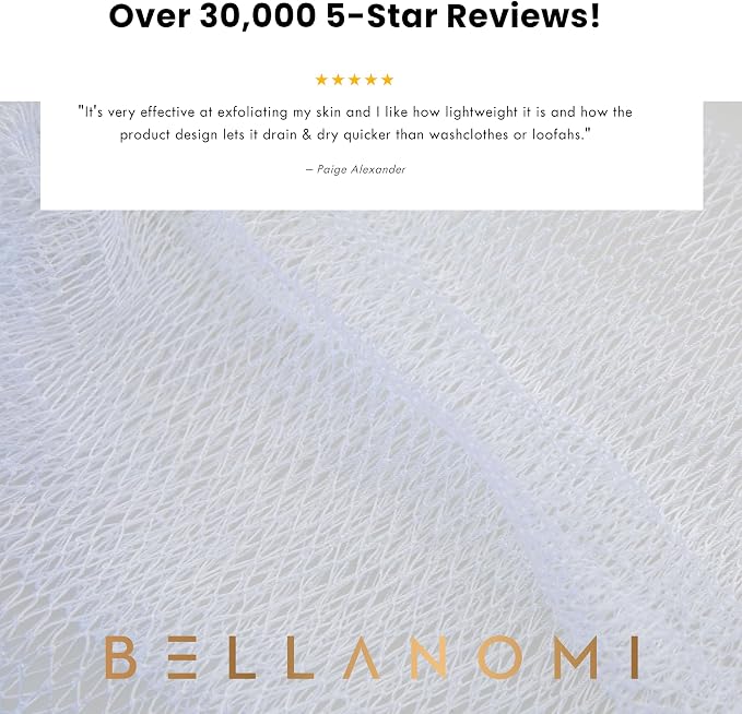 BELLANOMI African Exfoliating Net Sponge, Ethically sourced from Nigeria - Image 3