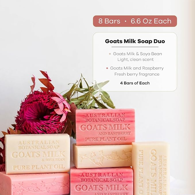 Australian Botanical Soap, Classic Goat Milk and Goat's Milk - Image 3