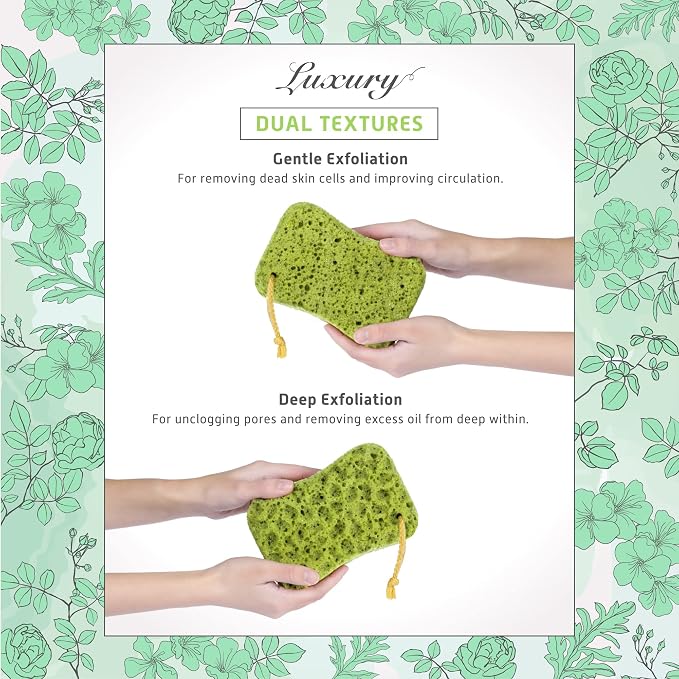 Spongentle Loofah Sponge for Shower and Bathing, Bath Sponge - Image 2