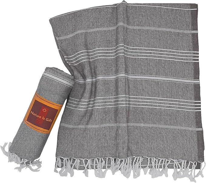 Beach Towel 100% Cotton Turkish Beach Towel Adult 38x70 Inch Pre-washed - Image 2