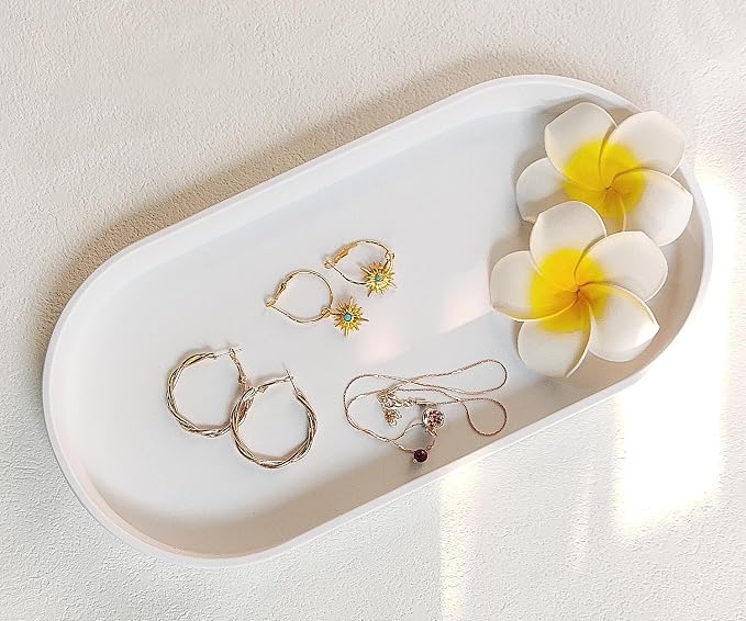 White Small Tray, 3 Pack Oval Tray - Image 5