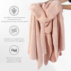 Microfiber Hair Towel Quick Dry Hair Towel Hair Drying Towels Suitable - Image 4
