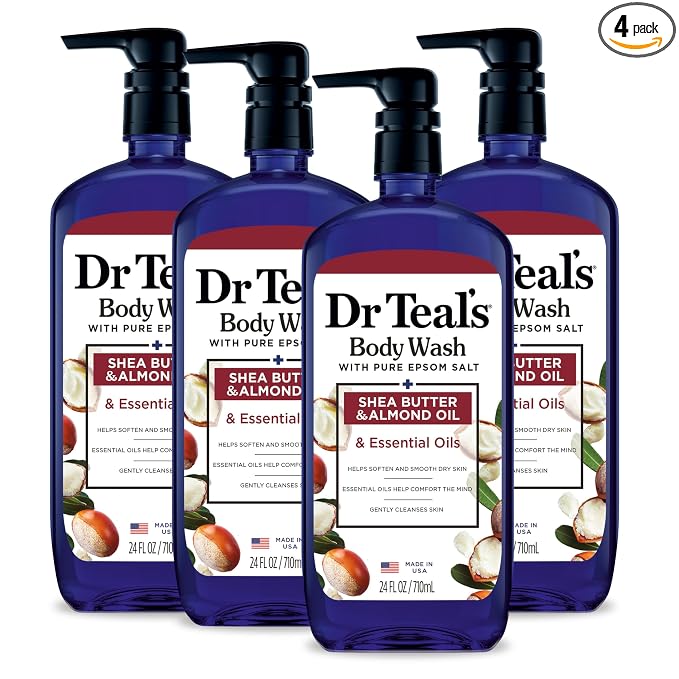 Dr Teal's Body Wash with Pure Epsom Salt, with Shea Butter & Almond Oil by DrTeals