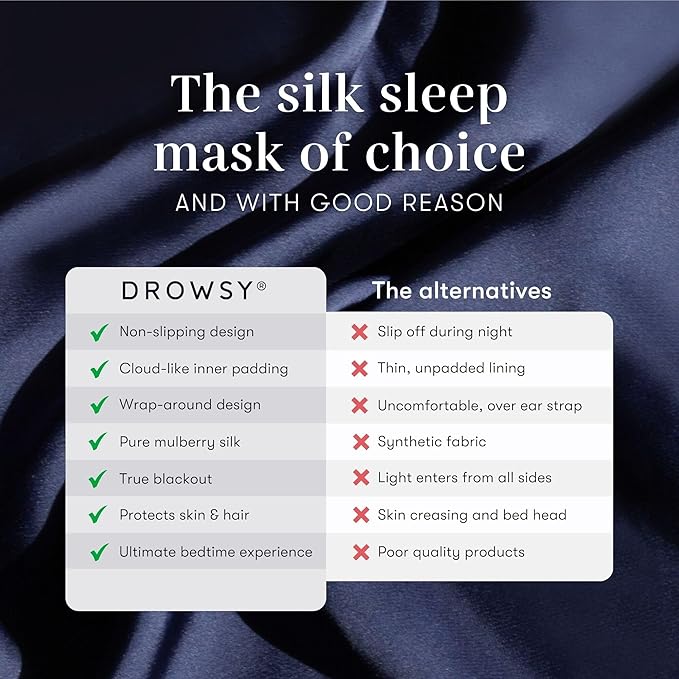DROWSY Silk Sleep Mask - Image 4