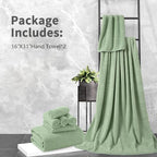 Hand Towels Set 2 Pack-16“x31”, Ultra Soft Microfibers Bathroom Towel Set - Image 7