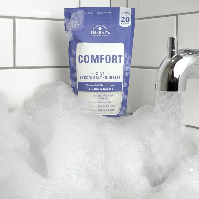 Village Naturals Therapy Comfort Foaming Bath Soak, 36 oz - Image 6