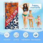 Personalized Beach Towel With Name, Custom Beach Towel with Text, Customized - Image 3