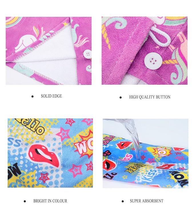 ELLEWIN Microfiber Hair Drying Towels - Image 4