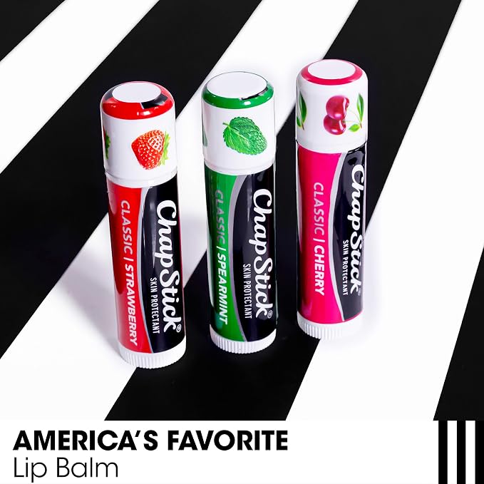 ChapStick Lip Care Set, Classic Collection 3-Pack – Spearmint, and Strawberry - Image 3