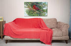Bersuse 100% Cotton Troy XL Throw Blanket - Image 3