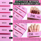 FANDAMEI Nail Buffer Block, Buffing Block, Cuticle Trimmer, Nail Tools - Image 2