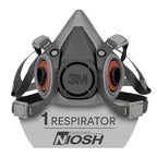 3M Half Facepiece Reusable Respirator 6100, Four-Point Harness, Comfortable Fit by 3MAutomotive