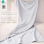Cotton Paradise 100% Cotton 40x80 Oversized Bath Sheet, Extra Large Turkish - Image 3
