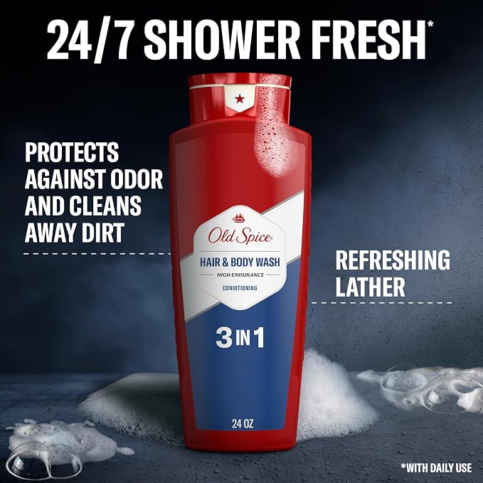Old Spice Refreshing 2-in-1 Hair & Body Wash Conditioner - Image 2