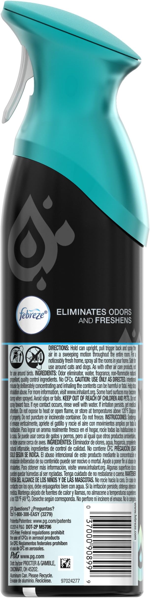 Febreze Air Freshener, Unstopables Air Freshener, Fresh Air Freshener, 9.7 Oz - Image 2