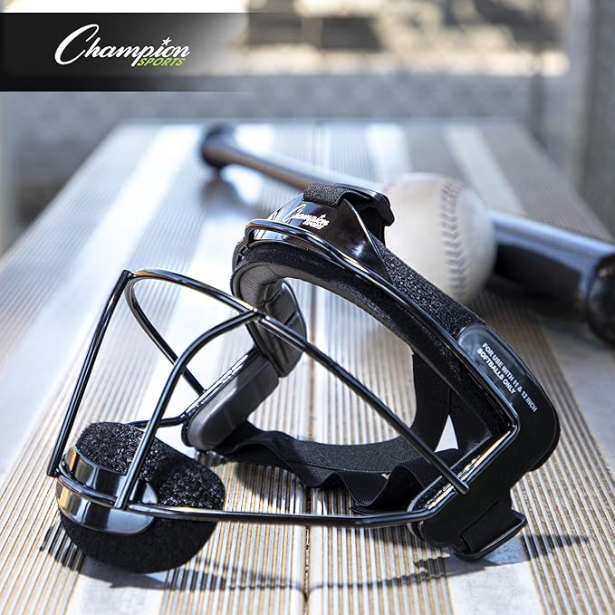 Champion Sports Steel Softball Face Mask – Durable Fielder’s Mask - Image 5