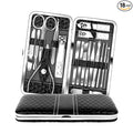 Teamkio Manicure Pedicure Set Nail Clippers Travel Hygiene Kit Stainless Steel by Teamkio