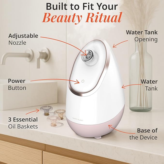 Vanity Planet Aira Ionic Facial Steamer - Image 4