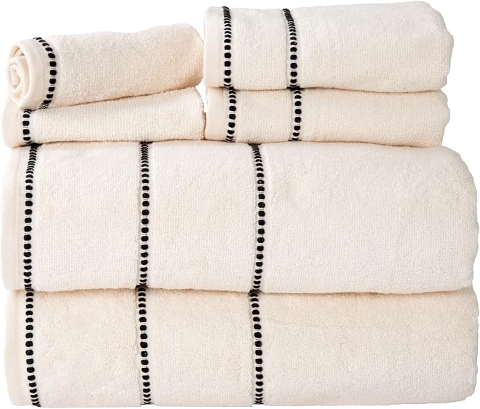 Lavish Home 6PC Towel Set by LavishHomeCollection