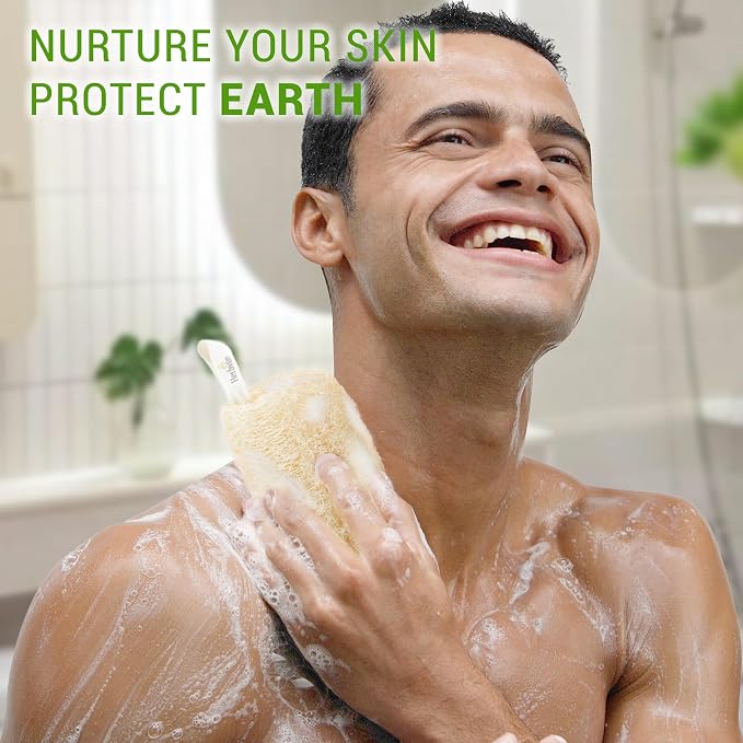Natural Vietnamese Loofah Sponge, 100% Plant-Based Luffa Exfoliating Body - Image 5