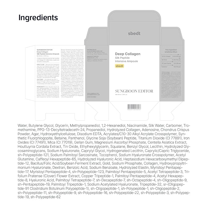 SUNGBOON EDITOR Glow Intensive Silk Peptide Ampoule, Copper Peptides Serum - Image 7
