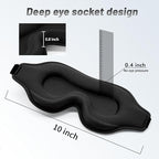 Sleep Eye Mask for Men Women, Sleeping Mask for Side Sleeper, Travel Blackout - Image 4